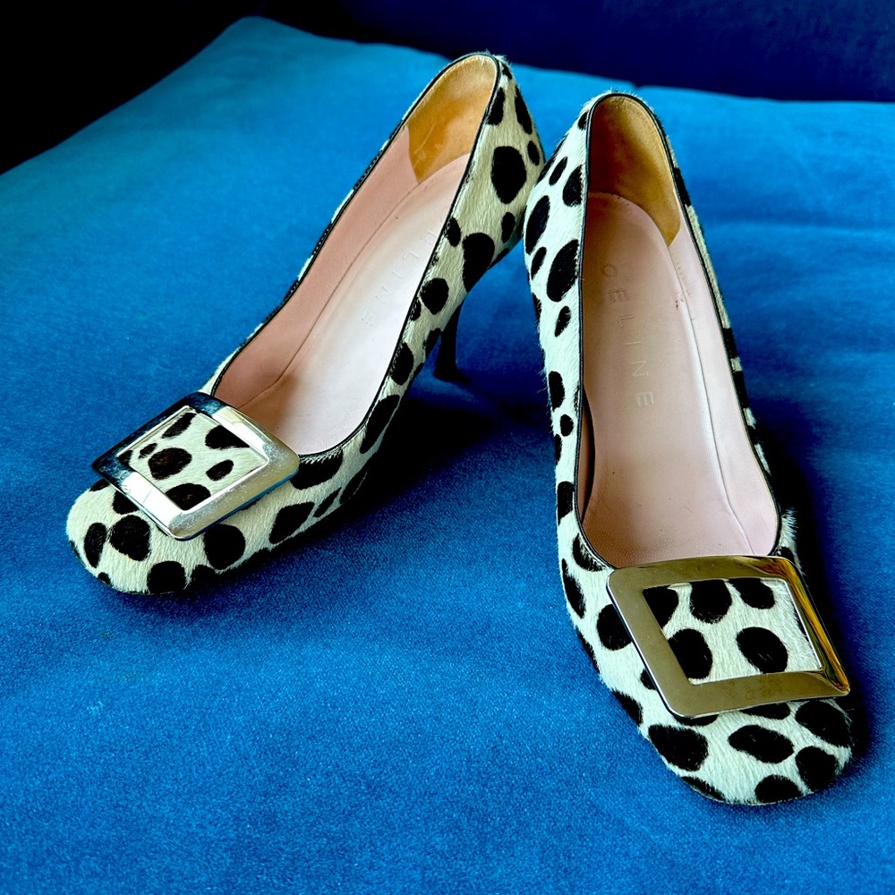 Celine animal print Pumps